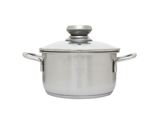 Nồi Inox 3 Đáy Nắp Kính 18cm Fivestar ảnh 2