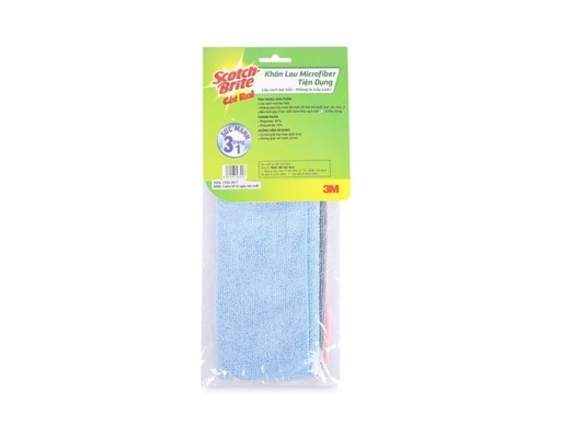 Bộ 3 Khăn Microfiber Tiện Dụng (30 x 30cm) 3M ảnh 0