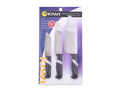 Bộ 3 Dao Cán Nhựa (475+477+211cm) Kiwi ảnh 0