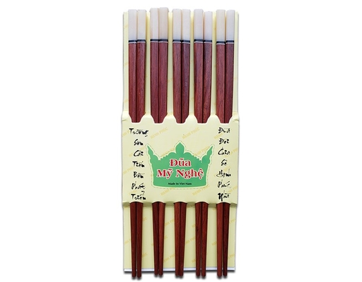 Đũa Trường Sơn Cẩm Ghép Ốc 5 Đôi Gỗ Trường Sơn ảnh 0
