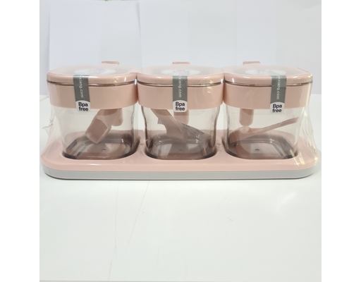Bộ Đựng Gia Vị 3 Hũ 7043 Tuyết Mai ảnh 1