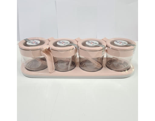 Bộ Đựng Gia Vị 4 Hũ 7055 Tuyết Mai ảnh 3