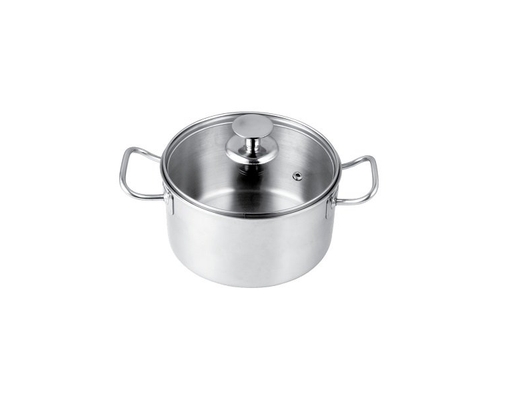 Nồi Inox 304 3 Lớp Nắp Kính Bếp Từ 20cm Ticook ảnh 0