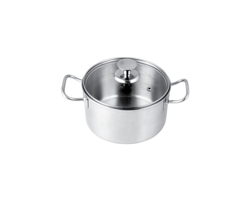 Nồi Inox 304 3 Lớp Nắp Kính Bếp Từ 24cm Ticook ảnh 0