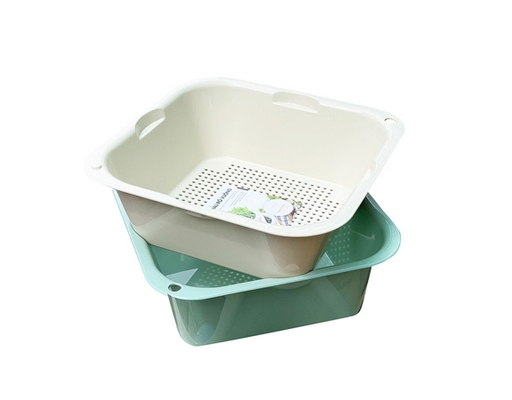 Bộ Thau Rổ Vuông 23cm Biohome ảnh 0