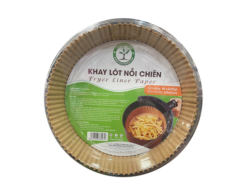 Giấy Nến Dùng Nồi Chiên Không Dầu 20x5cm 50 Cái/1 Hộp Xuân Hoa ảnh 0