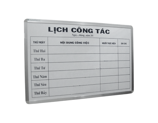 [Đặt Trước] Bảng Lịch Công Tác 80X120cm BAVICO ảnh 1