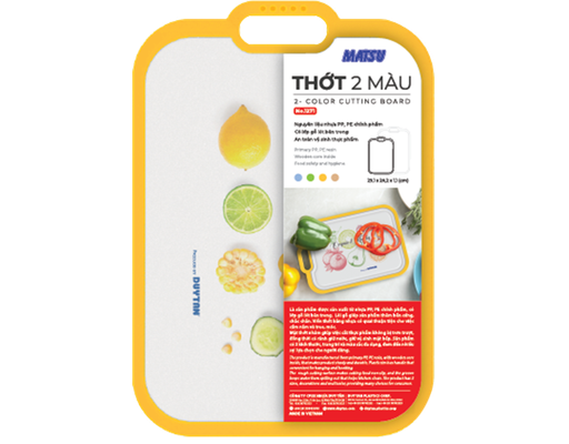 Thớt 2 Màu Lớn 36.7X25.3cm Duy Tân ảnh 1