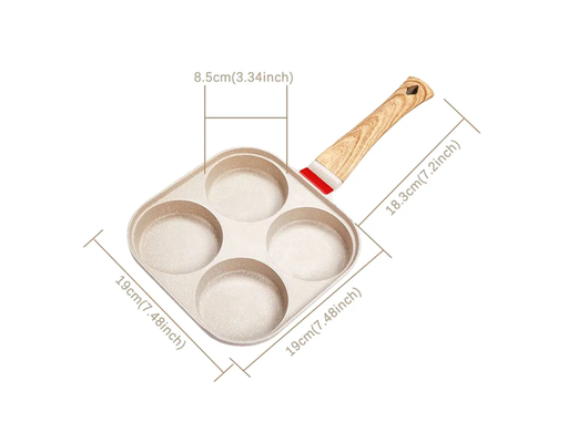 Chảo Hợp Kim Chống Dính Đáy Từ 4 Ngăn Super Chef ảnh 4