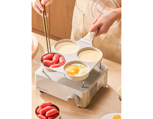 Chảo Hợp Kim Chống Dính Đáy Từ 4 Ngăn Super Chef ảnh 6