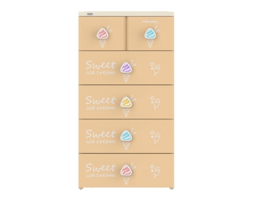 [Đặt Trước] Tủ Mina Baby-L 5 Ngăn 70X48X130cm (Note chọn màu) Duy Tân ảnh 6