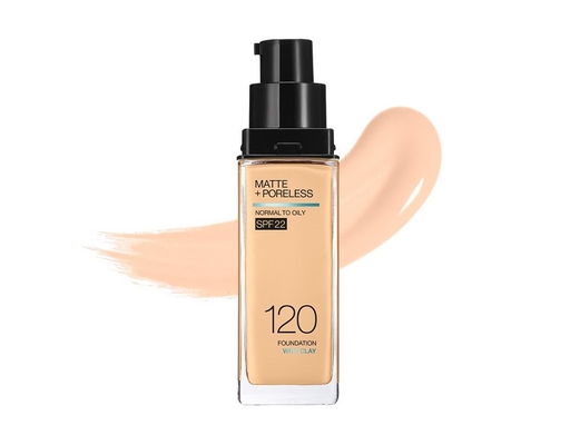 Kem Nền Kiềm Dầu Chống Nắng Fit Me Matte+Poreless SPF22 120 Classic Ivory 30ml MAYBELLINE ảnh 0