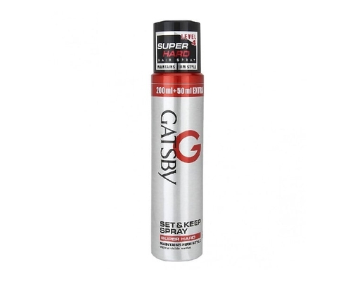 Keo Xịt Tóc Set & Keep Super Hard 250ml GATSBY ảnh 0