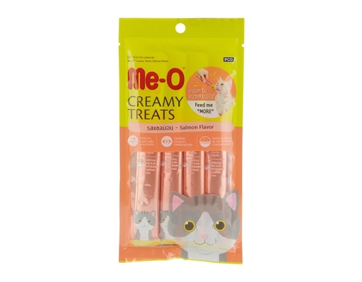 Thức Ăn Cho Mèo Bánh Thưởng Dạng Kem Vị Cá Hồi 60g Me-O ảnh 0