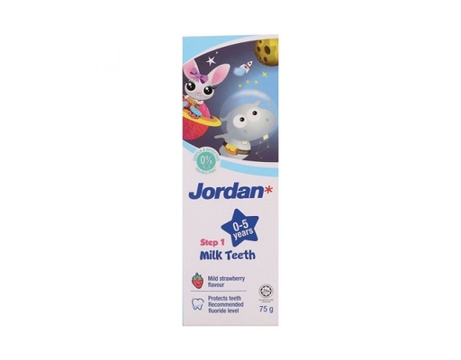 Kem Đánh Răng Trẻ Em 0-5 Tuổi Hương Dâu 75g Jordan ảnh 1