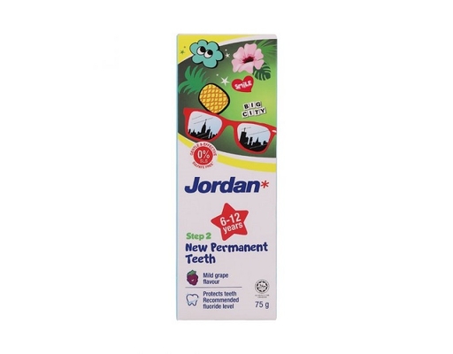 Kem Đánh Răng Trẻ Em 6-12 Tuổi Hương Nho 75g Jordan ảnh 0