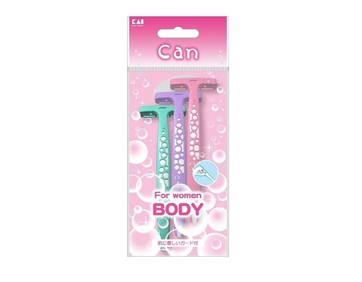 Dao Cạo Body Thân Nhựa Có Lưới CBT-3P 3 Cây KAI ảnh 0