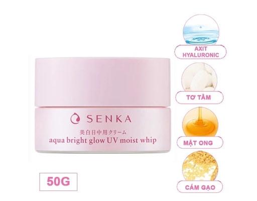 Kem Dưỡng Trắng Da Chống Nắng Ban Ngày SPF25 PA++ 50g SENKA ảnh 1