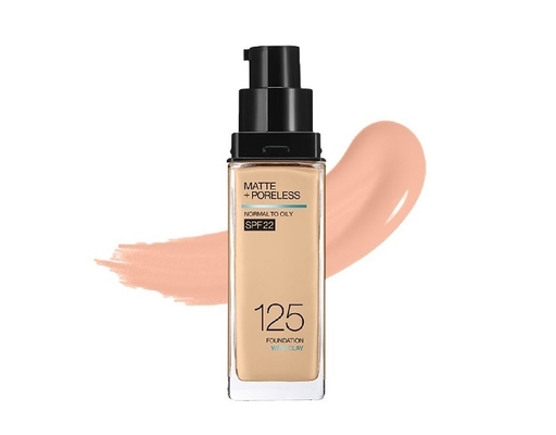 Kem Nền Kiềm Dầu Chống Nắng Fit Me Matte+Poreless SPF22 125 Nude Beige 30ml MAYBELLINE ảnh 0