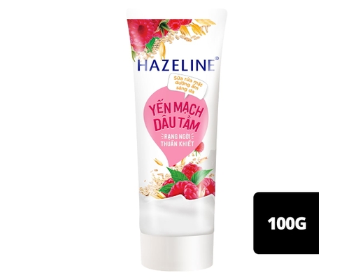Sữa Rửa Mặt Yến Mạch Dâu Tằm Sáng Da 100g Hazeline ảnh 0