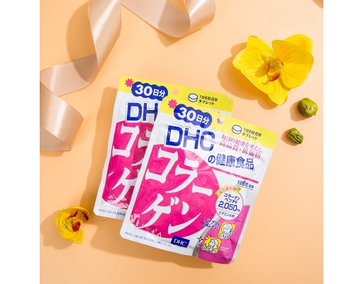 Thực Phẩm Bảo Vệ Sức Khỏe Viên Uống Bổ Sung Collagen Gói 30 Ngày 180 Viên DHC ảnh 3