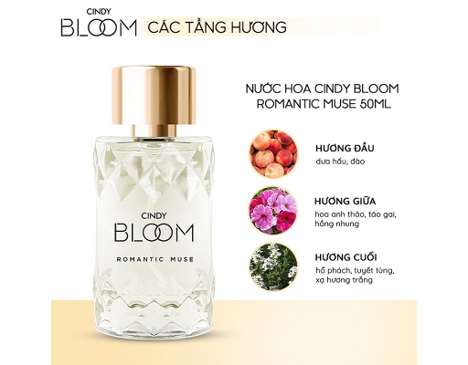 Nước Hoa Nữ Hương Quyến Rũ Romantic Muse 50ml Cindy ảnh 2