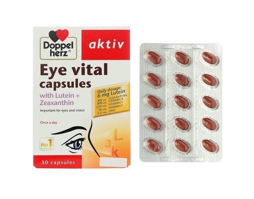 Viên Uống Tăng Cường Thị Lực Eye Vital 30 Viên Doppelherz ảnh 3