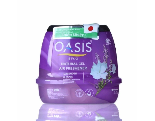Sáp Thơm Hương Hoa Oải Hương Và Xạ Hương Natural Lavender & Musk 200g Oasis ảnh 0
