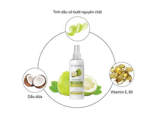 Serum Bưởi Giúp Kích Thích Mọc Tóc 250ml Milaganics ảnh 2