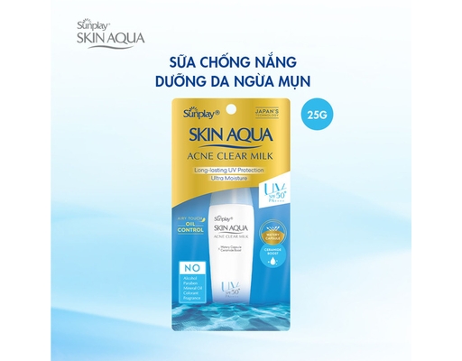Sữa Chống Nắng Dưỡng Da Ngừa Mụn SPF50+ PA+++ 25g Sunplay ảnh 1