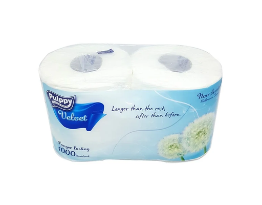 Giấy Vệ Sinh Không Mùi 2 Lớp Velvet 2 Cuộn Pulppy ảnh 0