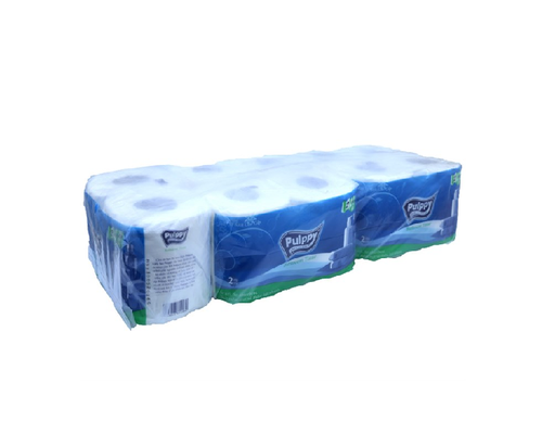 Giấy Vệ Sinh Cao Cấp 2 lớp 10 Cuộn Pulppy ảnh 0