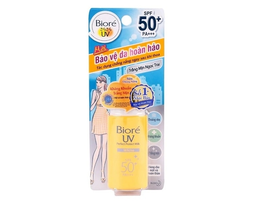 Sữa Chống Nắng Trắng Mịn Ngọc Trai UV SPF50+ PA+++ 25ml Bioré ảnh 0