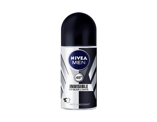 Lăn Khử Mùi Cho Nam Ngăn Vệt Ố Vàng Men Black & White 50ml NIVEA ảnh 0