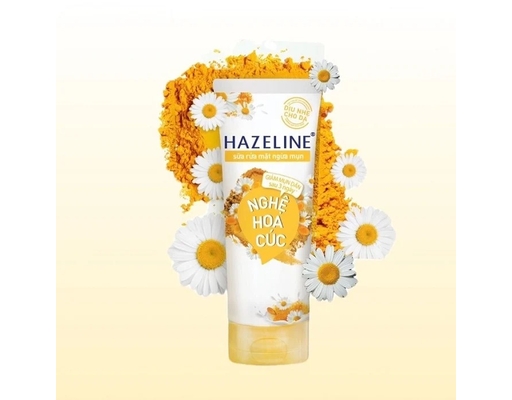 Sữa Rửa Mặt Nghệ Hoa Cúc Ngừa Mụn 100g Hazeline ảnh 1