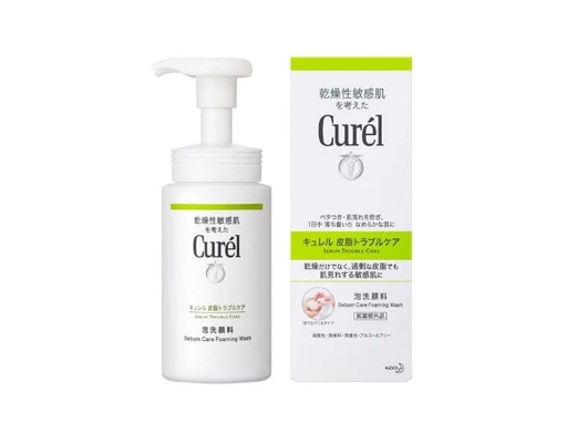 Sữa Rửa Mặt Dạng Bọt Dành Cho Da Dầu 150ml Curél ảnh 0
