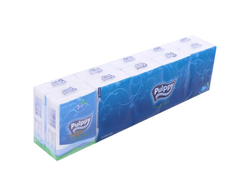 Khăn Giấy Lụa Bỏ Túi Compact - Lốc 10 Gói Pulppy ảnh 0