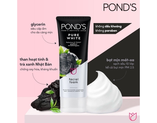 Sữa Rửa Mặt Sáng Da Sạch Sâu 100g POND'S ảnh 2