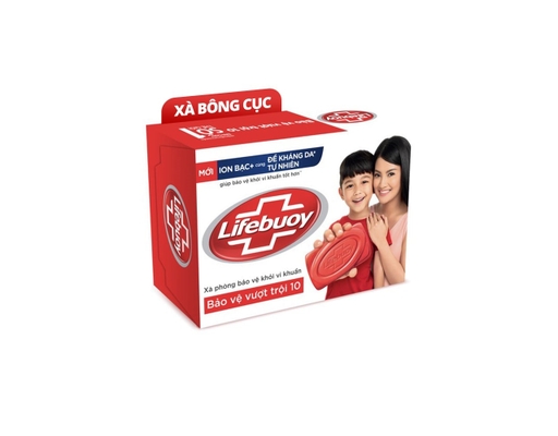 Xà Phòng Cục Diệt Khuẩn Bạc Bảo Vệ Vượt Trội 10 90g Lifebuoy ảnh 0