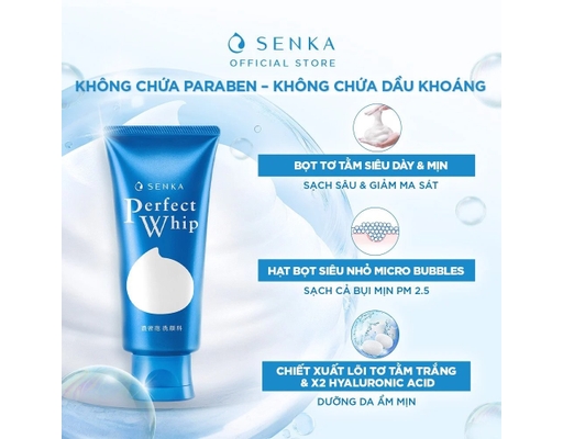 Sữa Rửa Mặt Tạo Bọt Perfect Whip N 120g SENKA ảnh 1