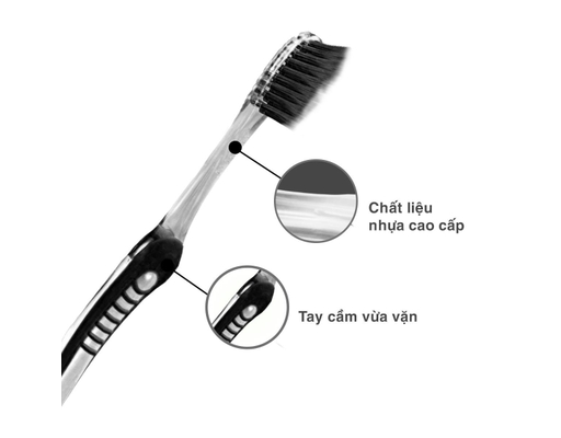Bàn Chải Đánh Răng Black Tea Gum Care Siêu Mềm Vỉ 1 Cây Oral-B ảnh 2