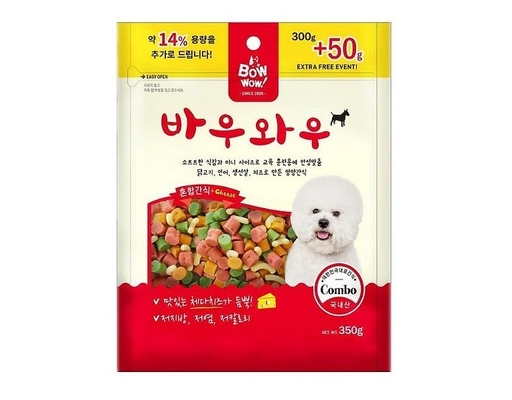 Snack Hỗn Hợp Cho Chó MX-MS-350 350g Bowwow ảnh 0