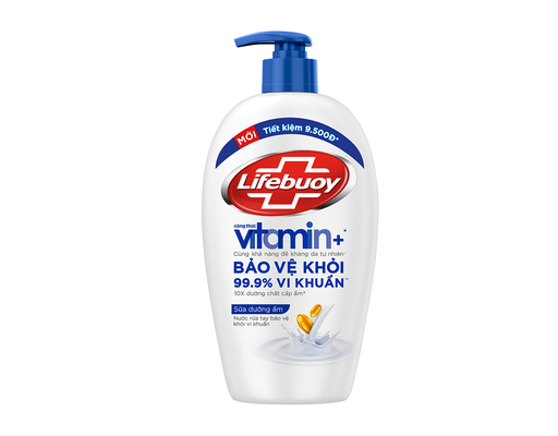 Nước Rửa Tay Vitamin Sữa Dưỡng Ẩm 450g Lifebuoy ảnh 0