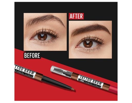 Chì Kẻ Mày Tattoo Brow Pigmented Pencil Màu Nâu Đậm 0.25g MAYBELLINE ảnh 2