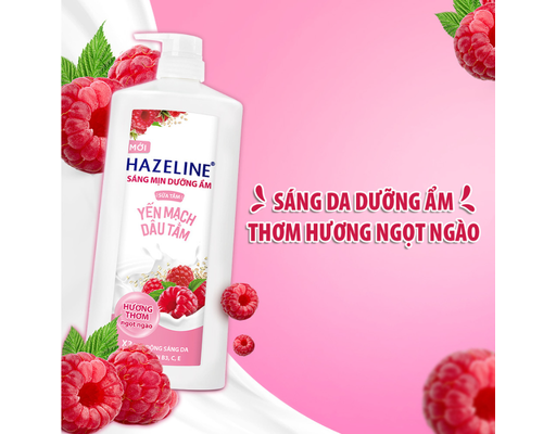 Sữa Tắm Yến Mạch Dâu Tằm Sáng Mịn Dưỡng Ẩm 1kg Hazeline ảnh 2
