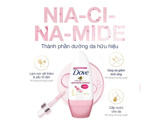 Lăn Khử Mùi Fresh Lily Sáng Da Ngừa Thâm 40ml Dove ảnh 1
