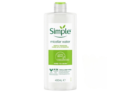 Nước Tẩy Trang Micellar Cấp Ẩm Tức Thì 400ml Simple ảnh 1
