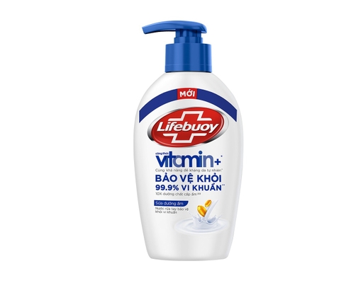 Nước Rửa Tay Vitamin Sữa Dưỡng Ẩm Chăm Sóc Da 180g Lifebuoy ảnh 0