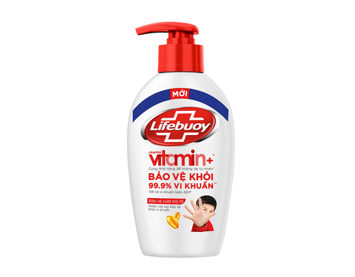 Nước Rửa Tay Vitamin Bạc Bảo Vệ Vượt Trội 10 180g Lifebuoy ảnh 0