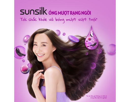 Dầu Xả Óng Mượt Rạng Ngời 640g Sunsilk ảnh 2